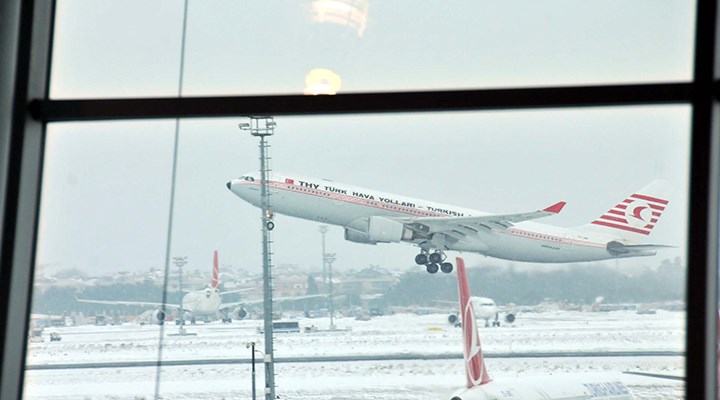 İstanbul'da hava muhalefeti nedeniyle bugünkü bazı uçuşlar iptal