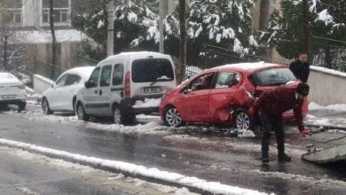 İstanbul'da zincirleme kaza: Cip 11 araca çarptı