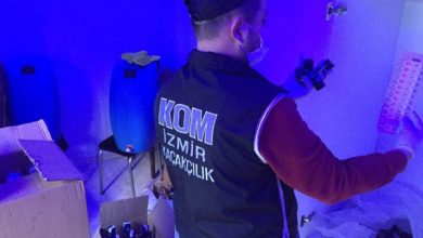İzmir'de sahte içki operasyonunda 3 şahıs tutuklandı