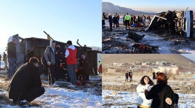 Kayseri'de kaza: 1 ölü ve çok sayıda yaralı!
