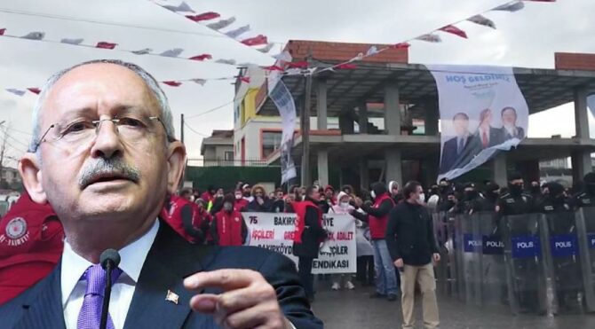 Kılıçdaroğlu, Bakırköy Belediyesi işçileriyle bir araya geldi