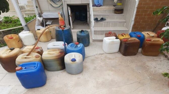 Lübnan'dan getirdiği 275 litre kaçak akaryakıtı satarken yakalandı