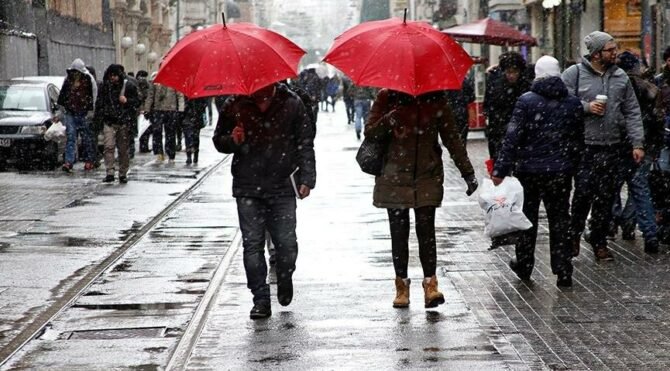 Meteoroloji'den sağanak yağış uyarısı