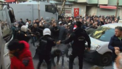 Pazar yeri kavgası: Polis TOMA'yla müdahale etti