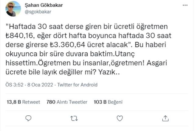 Ücretli öğretmenlerin maaşını öğrenen Şahan Gökbakar isyan etti: Duvara bakıp utanç hissettim