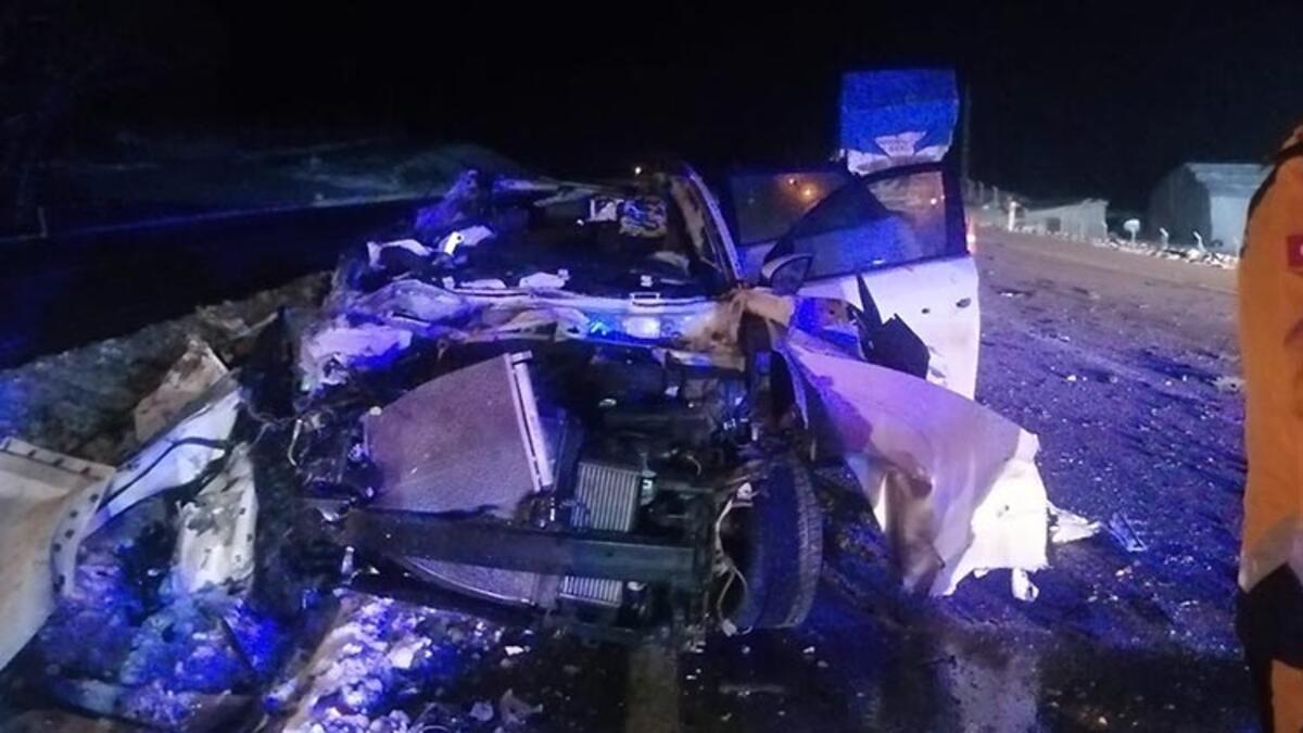 Yozgat'ta feci kaza: 3 ölü, 2 yaralı