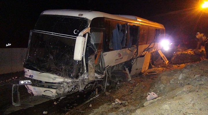 Akkuyu NGS işçilerini taşıyan otobüs kaza yaptı: Ölü ve yaralılar var!