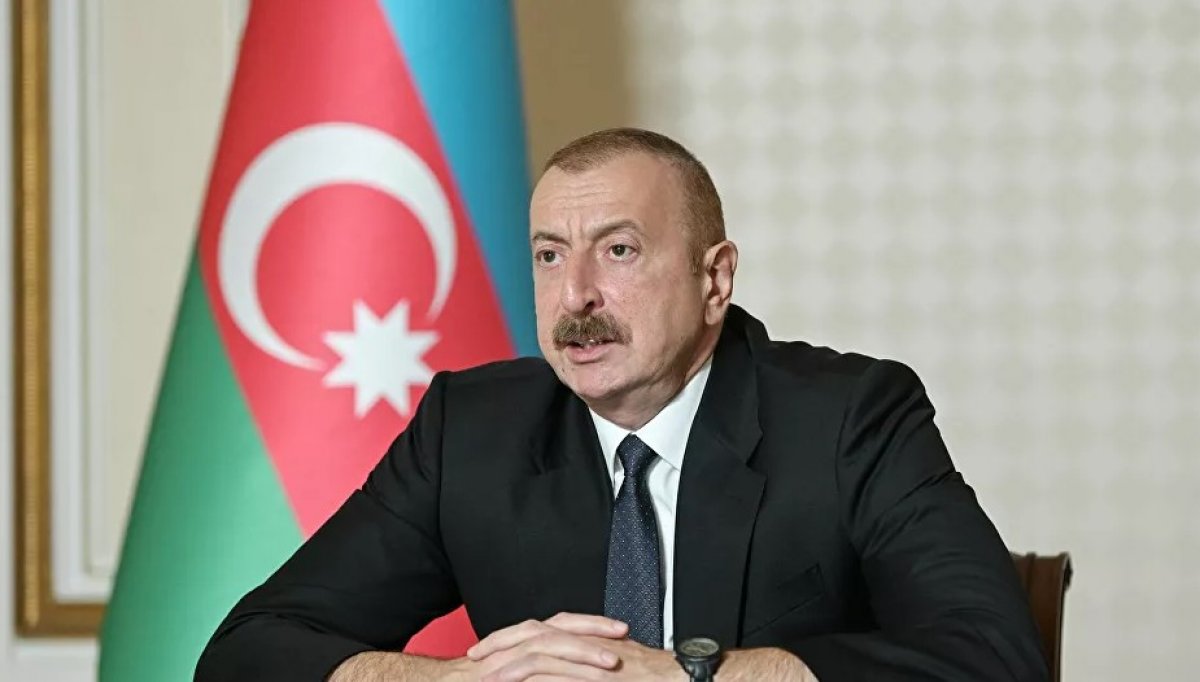 Aliyev den Rusya ya yönelik yaptırımlarla ilgili açıklama #1