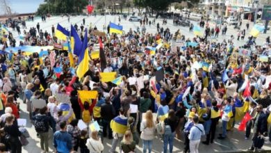 Antalya'daki Ukraynalılar'dan çağrı: Dünyayı bu anlamsız savaşı durdurmak için birleşmeye çağırıyoruz