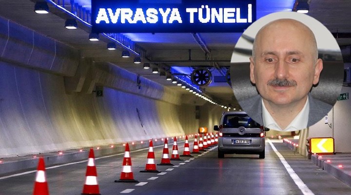 Bakan Karaismailoğlu'ndan Avrasya Tüneli savunması