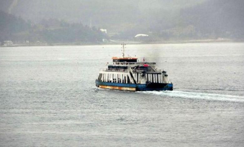 Çanakkale'de feribot seferleri iptal edildi