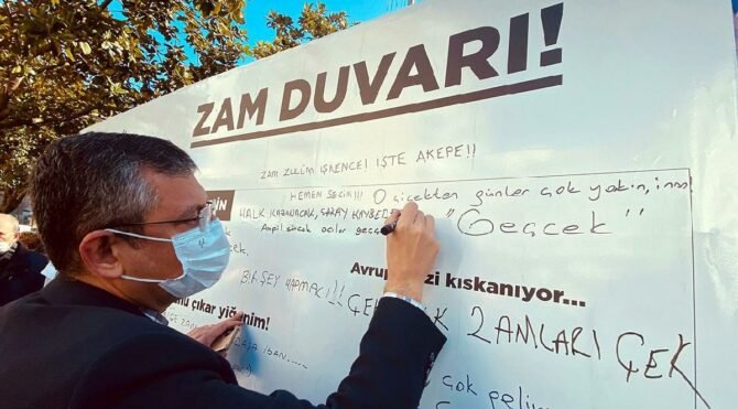 CHP'li Özel'den 'Zam Duvarı'na Tarkanlı cevap