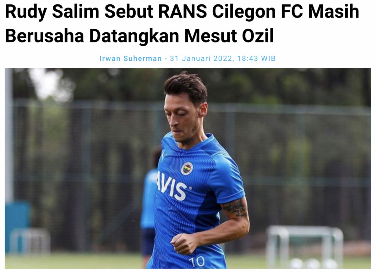 Cilegon, Mesut Özil i istiyor #2