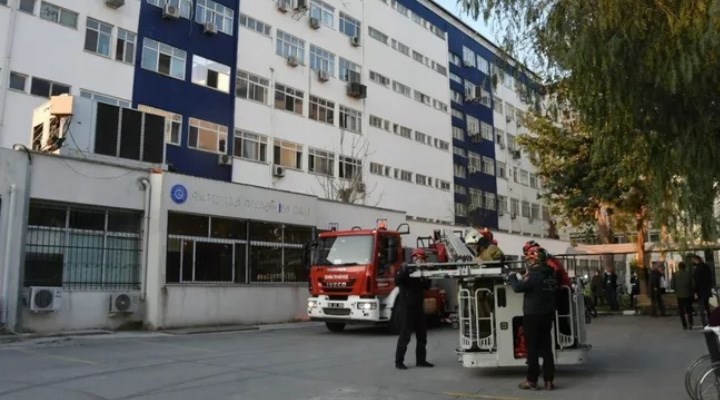 Ege Üniversitesi Hastanesi'nde yangın!