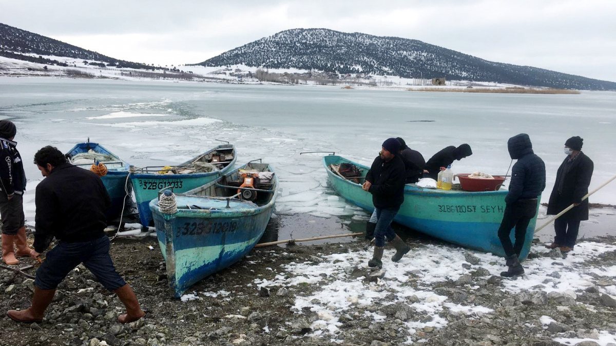 Isparta'da Mada Adası'nda zorlu yaşam mücadelesi