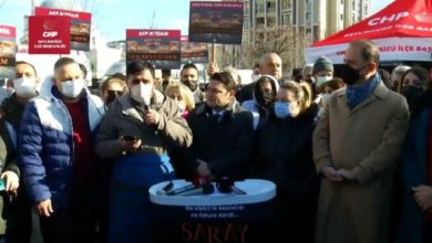 İstanbul'da elektrik zammı protesto edildi