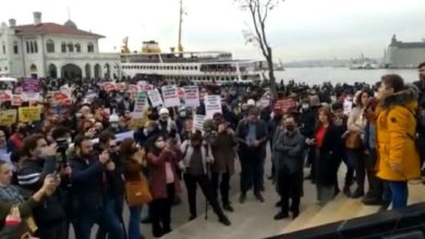İstanbul'da 'geçinemiyoruz' eylemi
