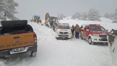 Kazdağları'nda mahsur kalan askerler ve belediye personeline ulaşıldı