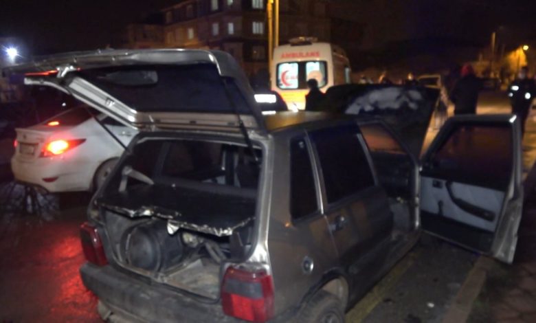 Kırıkkale'de kontağı çeviren sürücünün aracı alev aldı