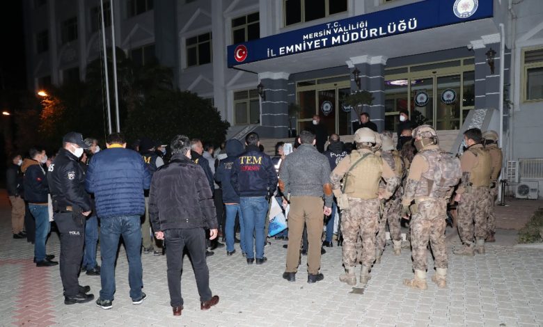 Mersin'de terör operasyonu: 33 gözaltı
