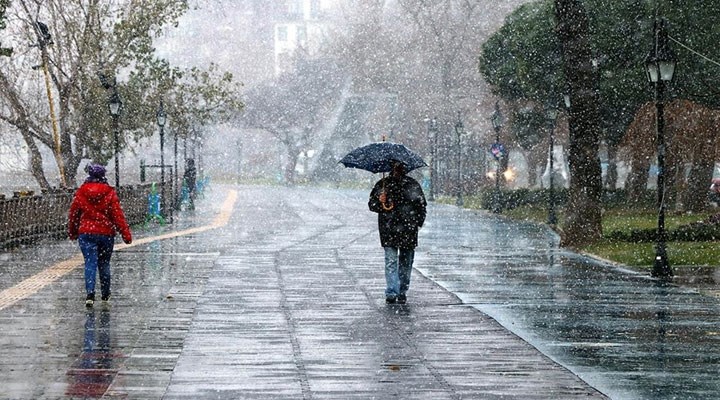 Meteoroloji'den 3 büyükşehre sağanak ve kar uyarısı