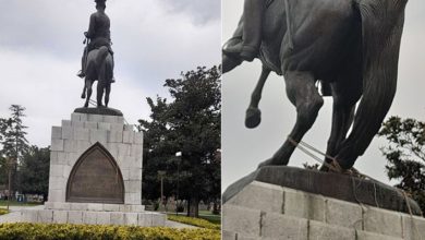 Samsun'da Atatürk anıtına saldırı