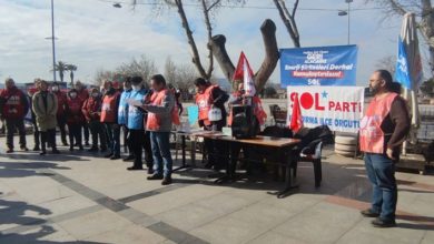 SOL Parti'den elektrik ve doğalgaz zamları protestosu