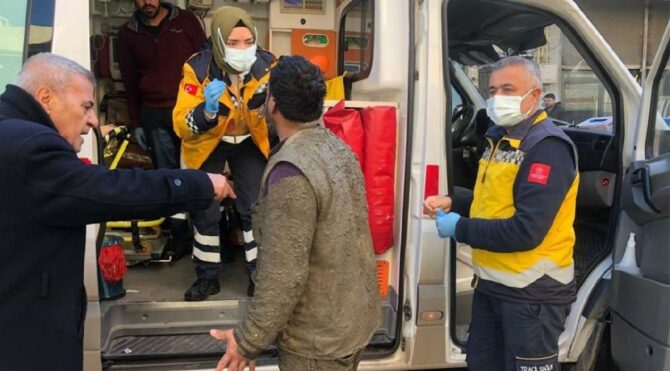 Üstü kirli diye ambulansa binmek istemeyen işçi konuştu