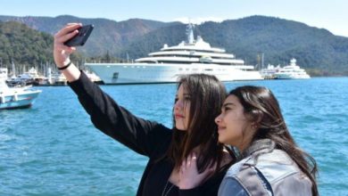 Abramoviç'in yatı 'Eclipse' Marmaris'te