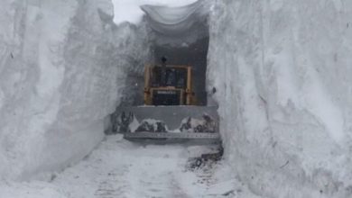Ağrı'daki 'Kar tüneli'ne çığ düştü