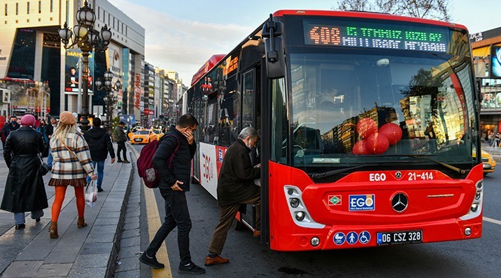 Ankara’da toplu taşımaya zam yapıldı