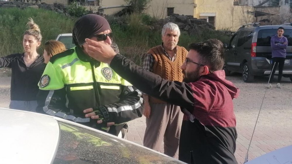 Antalya da hurda motosikletiyle kaza izlerken polise yakalandı #7