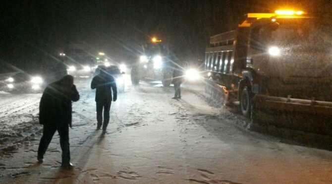 Antalya-Konya karayolu araç trafiğine kapatıldı