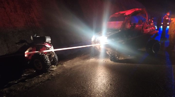 Arızalanan aracı çekerken devrilen ATV sürücüsü hayatını kaybetti