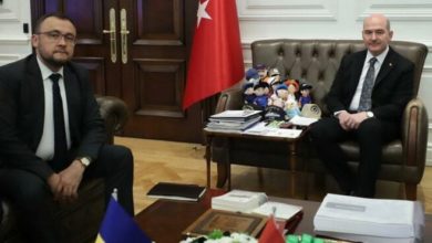 Bakan Soylu, Ukrayna'nın Ankara Büyükelçisi'ni kabul etti