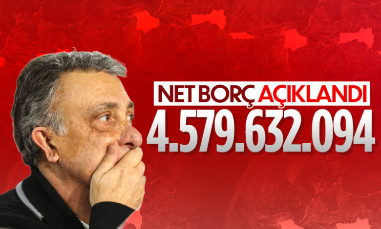 Beşiktaş'ın toplam borcu açıklandı