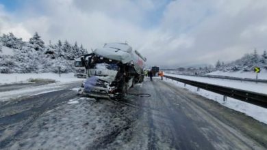 Bolu Dağı'nda 32 aracın karıştığı zincirleme kaza: 6 yaralı