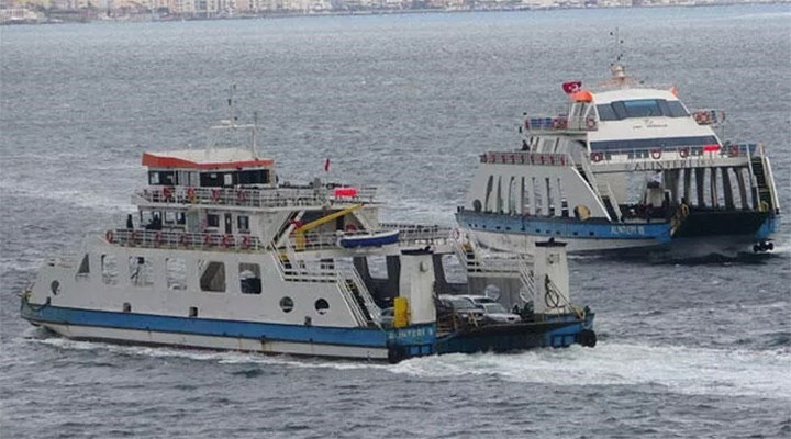 Bozcaada ve Gökçeada’da bazı feribot seferleri poyraz nedeniyle iptal edildi
