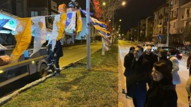 Çanakkale Zaferi'nde AKP bayrakları astılar
