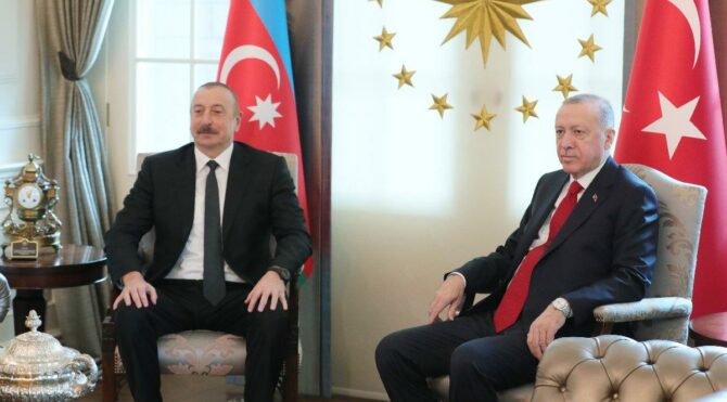 Cumhurbaşkanı Erdoğan ile Aliyev buluştu