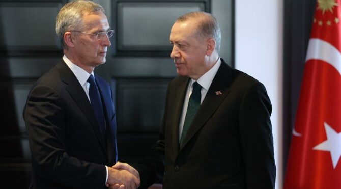 Cumhurbaşkanı Erdoğan, NATO Genel Sekreteri ile görüştü