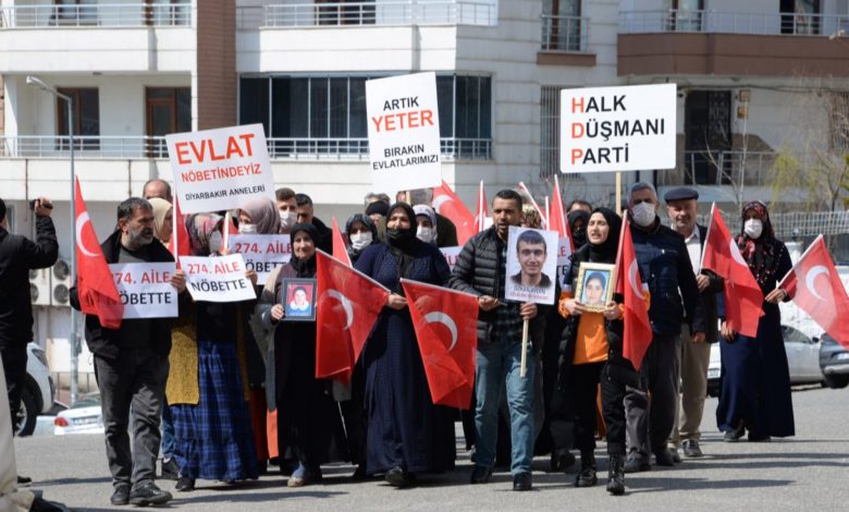 Diyarbakır'da evlat nöbetindeki aile sayısı 274 oldu
