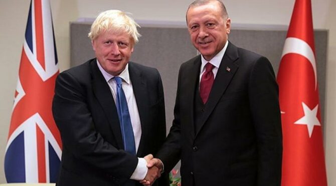 Erdoğan ve Johnson Ukrayna'yı görüştü