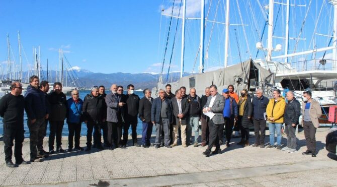 Göcek koyları ile ilgili ihalenin iptali istendi