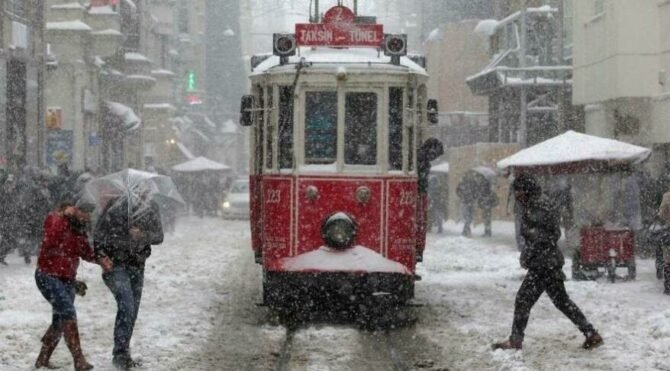 İstanbul'da 'kuvvetli kar yağışı' alarmı!
