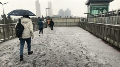 İstanbul'da mart karı yağmaya başladı!