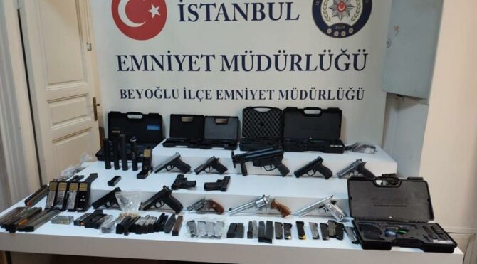 İstanbul’da silah kaçakçılığı operasyonu!
