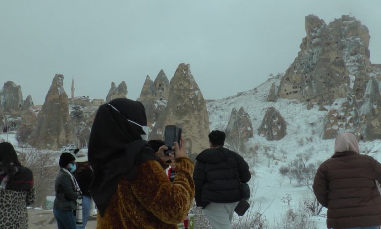 Kapadokya'da ziyaretçi sayısı artmaya devam ediyor