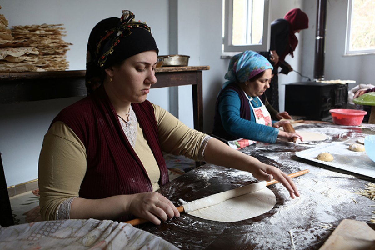 Karadeniz de kadınların Ramazan imecesi başladı #3