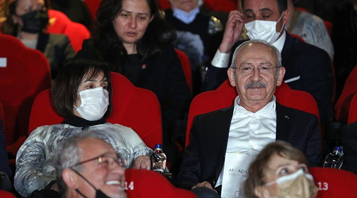 Kılıçdaroğlu ve eşi , Bergen filmini izledi